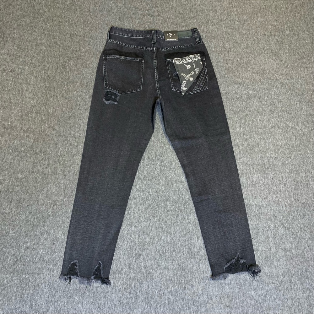 The People VS Black Washed Distressed Jeans - Picture 7 of 8